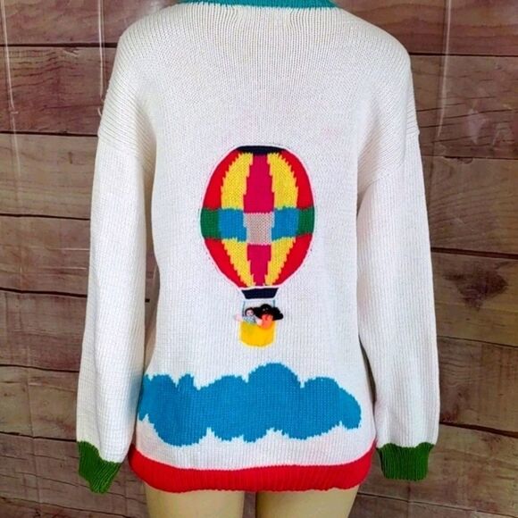 Vintage Balloon Sweater Size Large - Picture 6 of 8